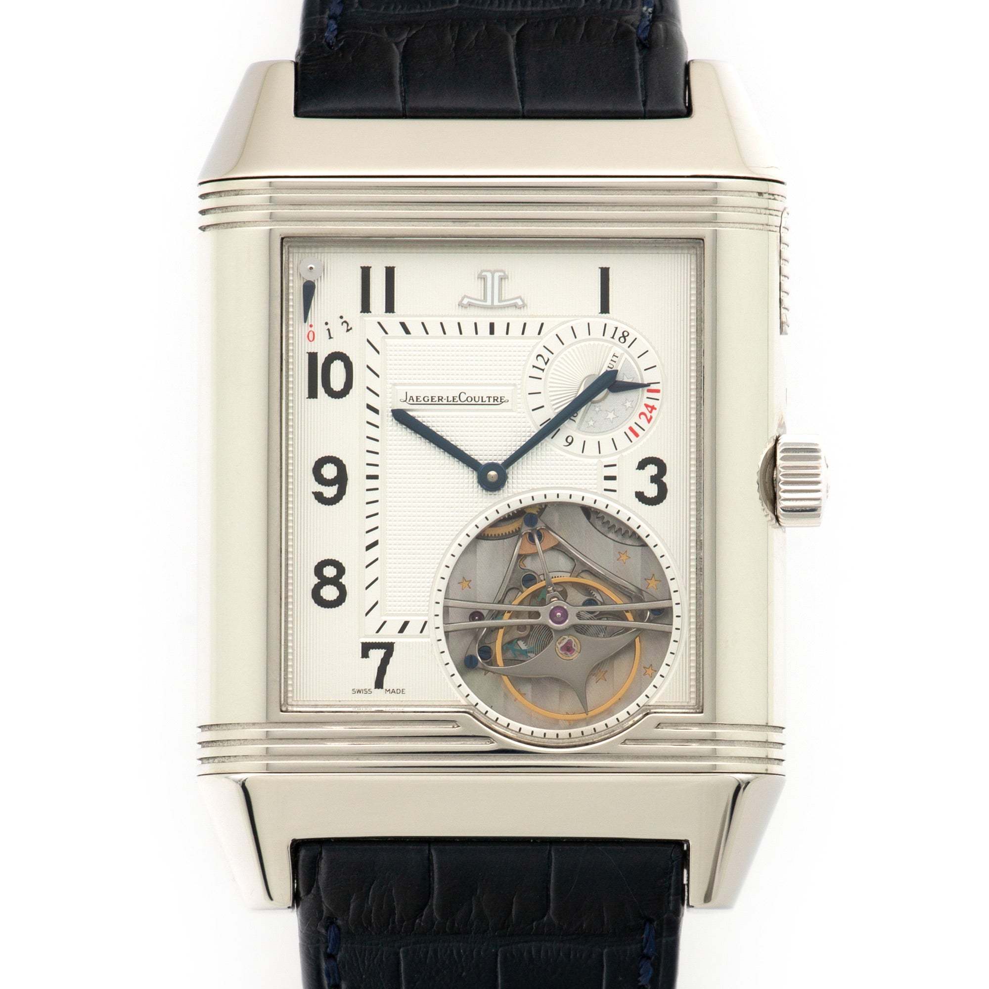 Jaeger LeCoultre - Jaeger Lecoultre Platinum Tourbillon Triptyque Ref 241.6.65 - The Keystone Watches