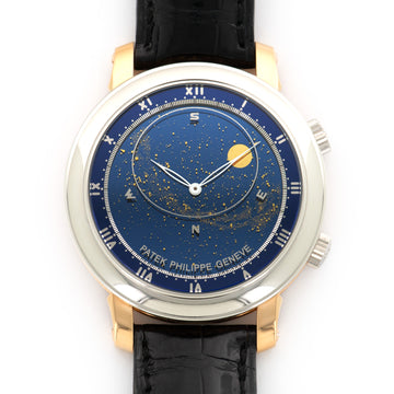 Patek Philippe Platinum & Rose Gold Celestial Watch Ref. 5102 Retailed by Tiffany & Co.