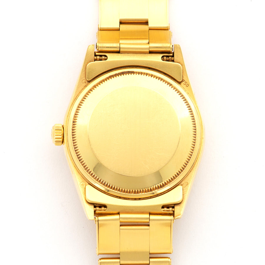 Rolex Yellow Gold Date Diamond Watch Ref. 15238
