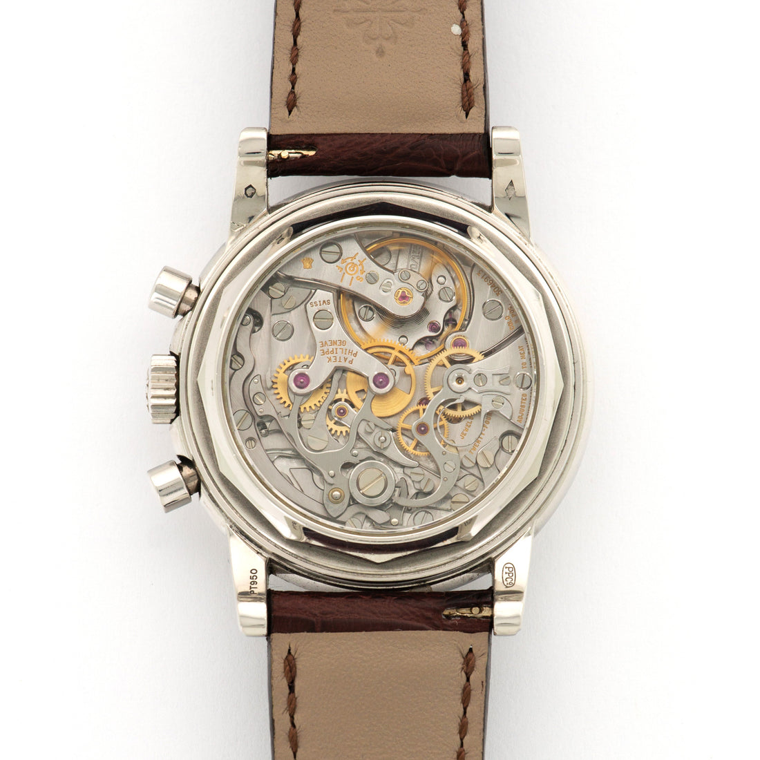 Patek Philippe Platinum Perpetual Calendar Chrono Watch Ref. 3970