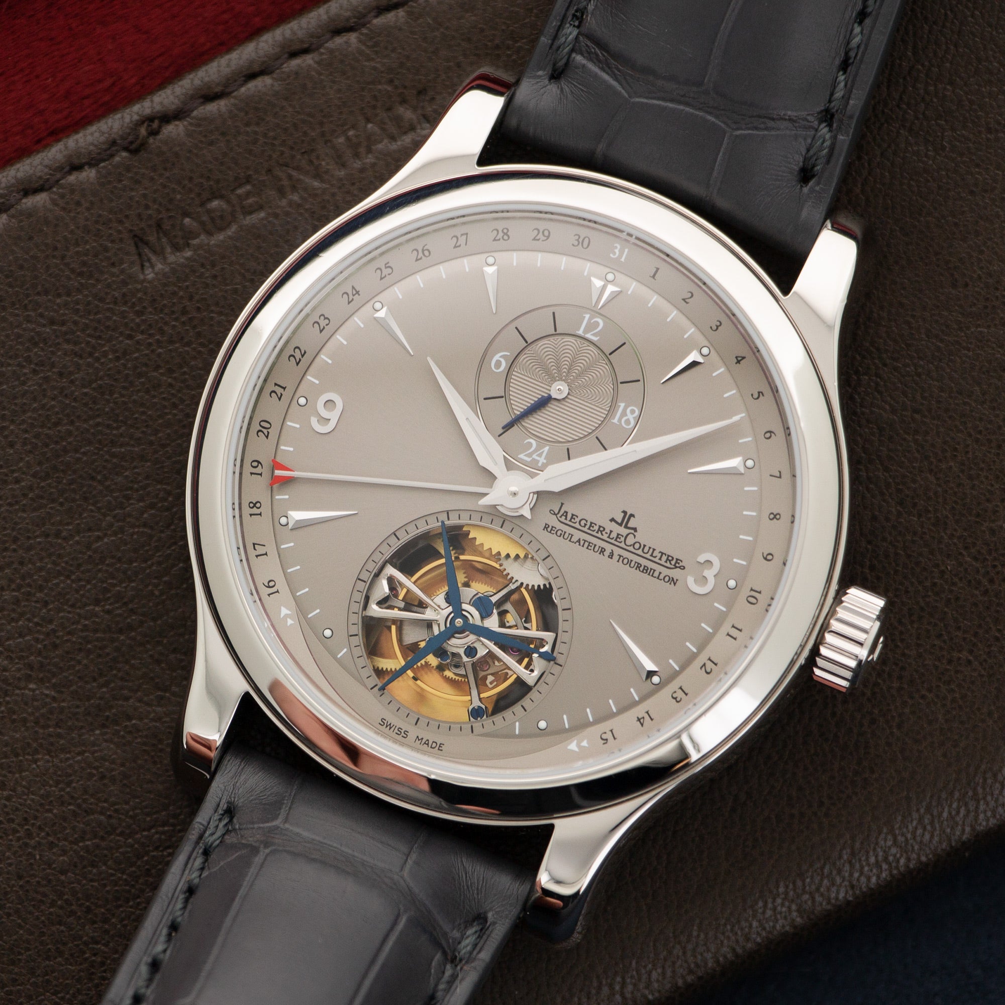 Jaeger LeCoultre - Jaeger Lecoultre Platinum Master Grand Tourbillon Watch - The Keystone Watches