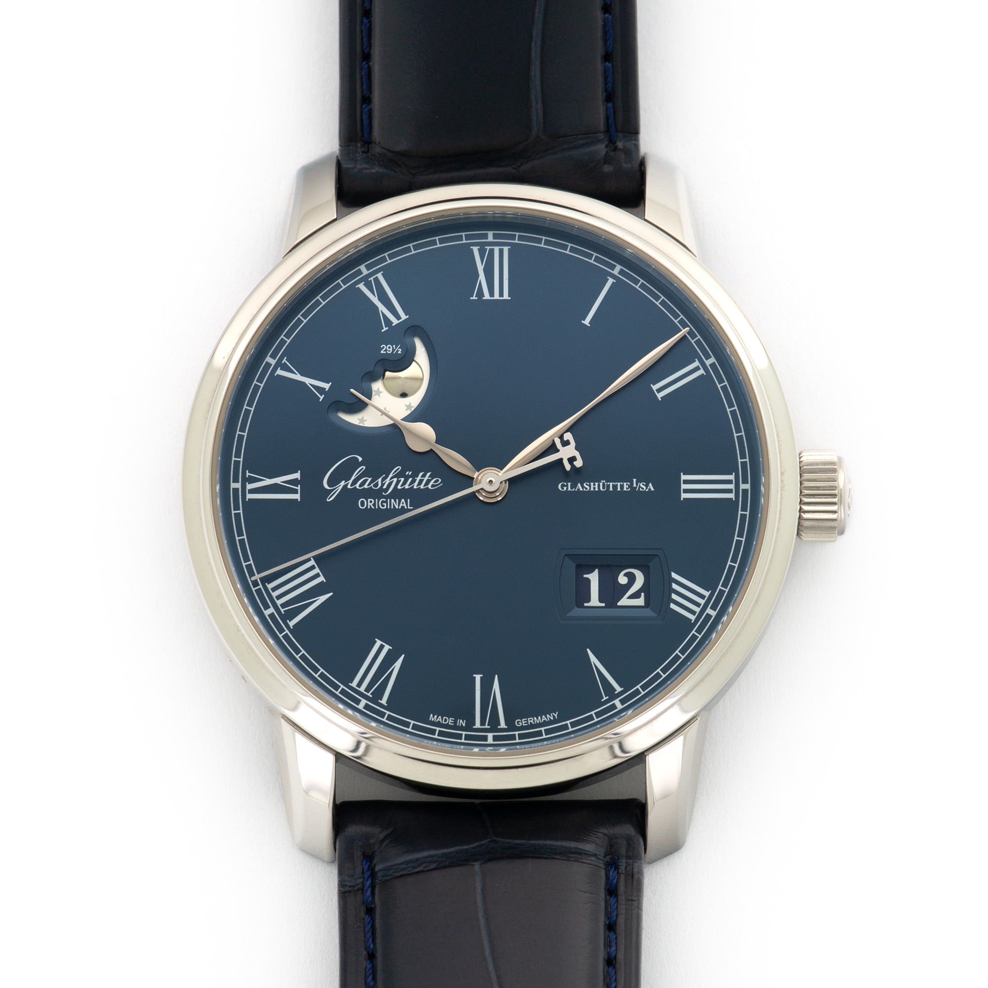 Glashutte - Glashutte Original Senator Panorama Date Moonphase Watch - The Keystone Watches