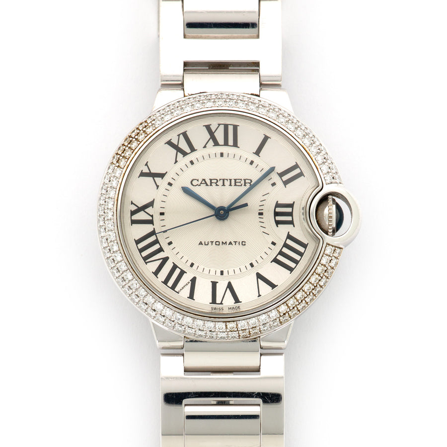 Cartier White Gold Ballon Bleu Diamond Watch