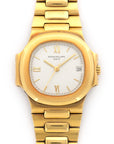 Patek Philippe - Patek Philippe Yellow Gold Nautilus Watch Ref. 3800 with Original Box and Papers - The Keystone Watches