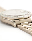 Rolex - Rolex Day-Date White Gold with Baguette Bezel and Pave Dial Ref. 218399BR - The Keystone Watches