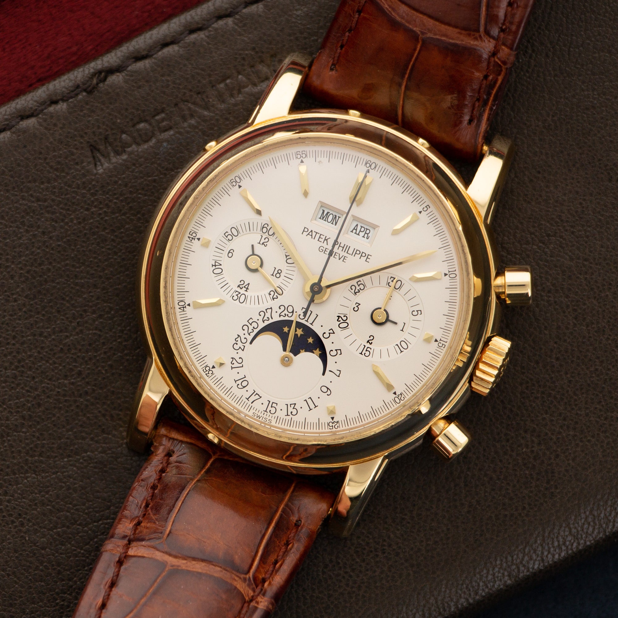 Patek Philippe - Patek Philippe Yellow Gold Perpetual Calendar Chronograph Ref. 3970 - The Keystone Watches