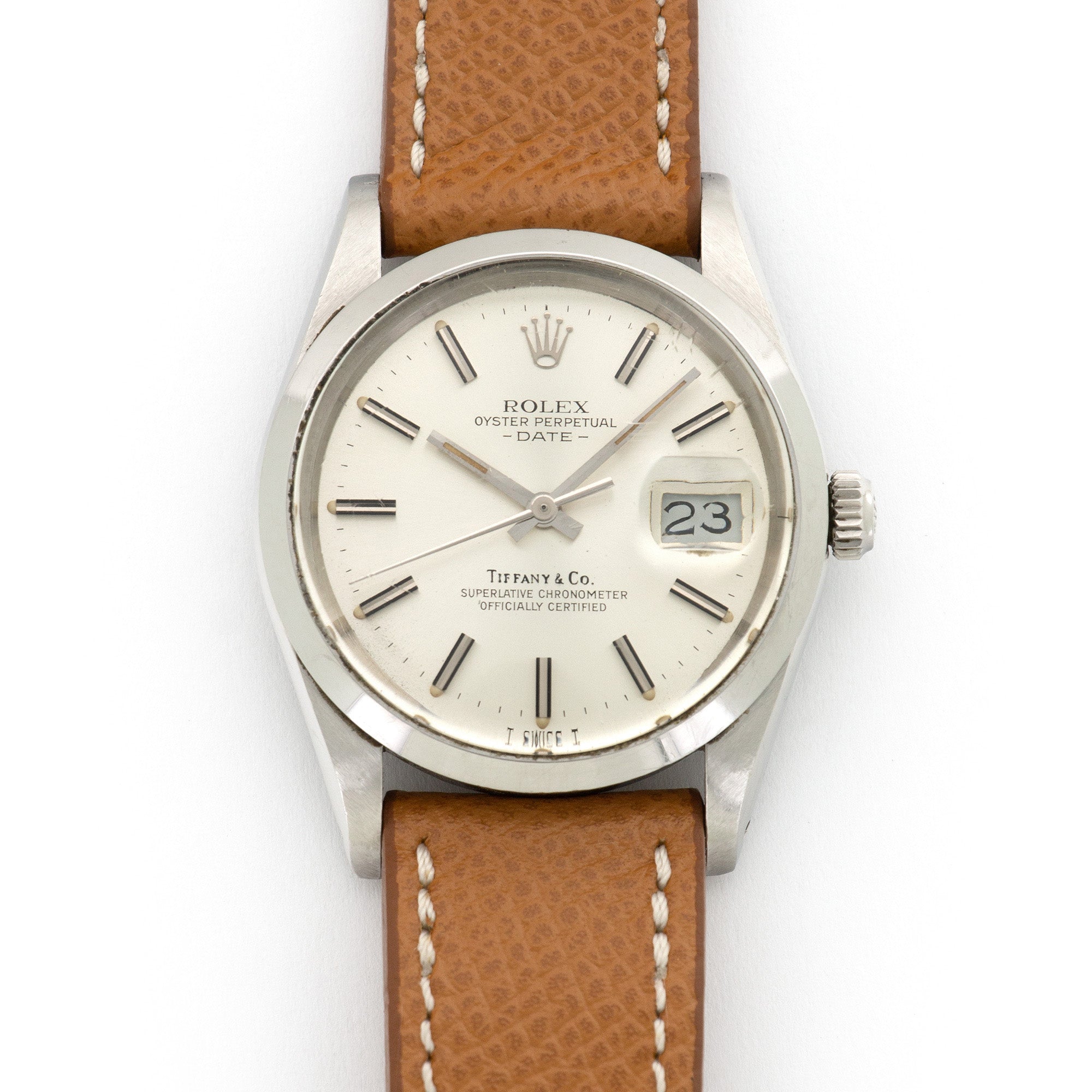 Rolex Oyster Perpetual Date Ref. 15000, Retailed by Tiffany &amp; Co.