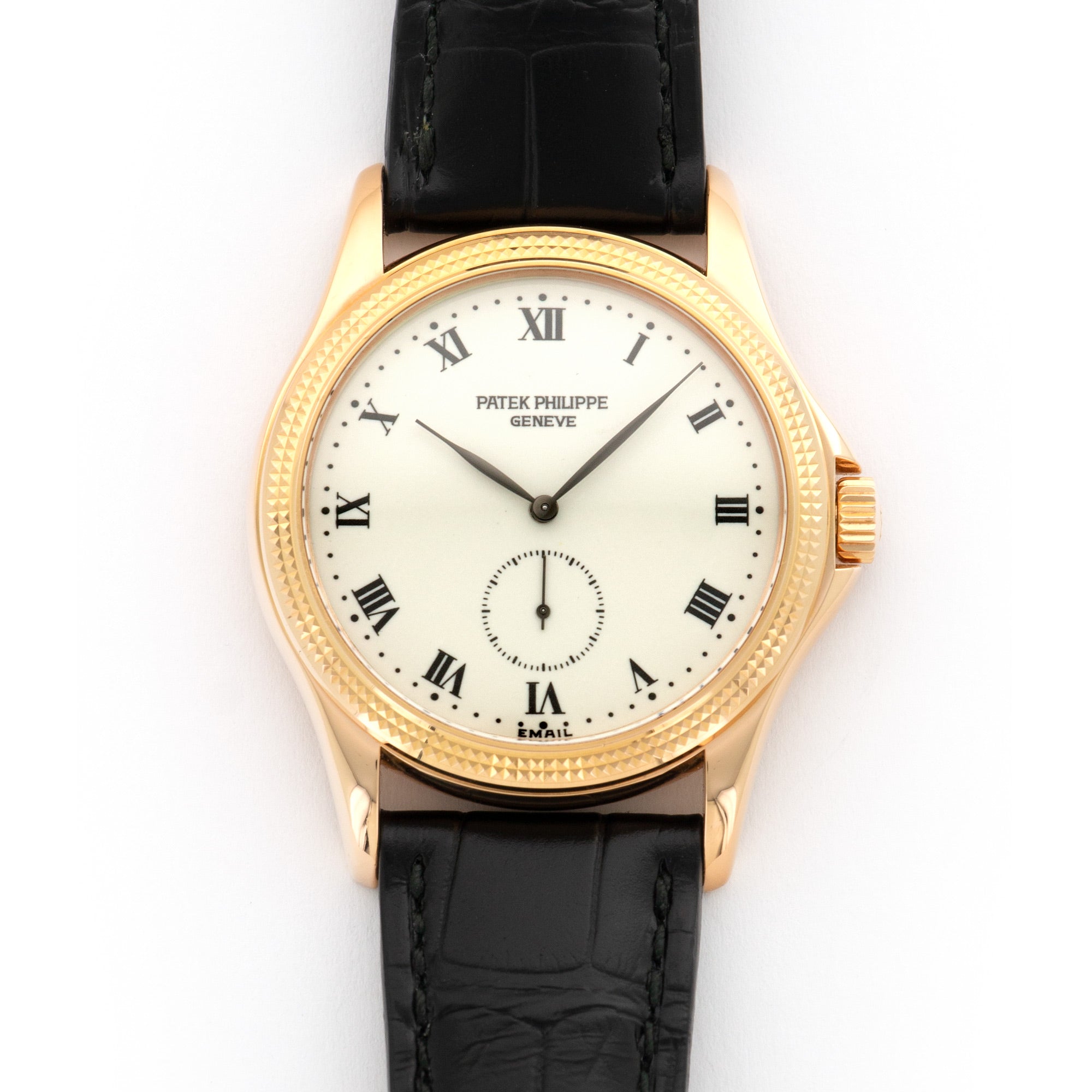 Patek Philippe - Patek Philippe Rose Gold Calatrava Enamel Dial Watch Ref. 5115 - The Keystone Watches