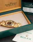 Rolex - Rolex Cellini Yellow Gold with Sapphire Bezen and Diamond Dial Ref. 5019/8 - The Keystone Watches