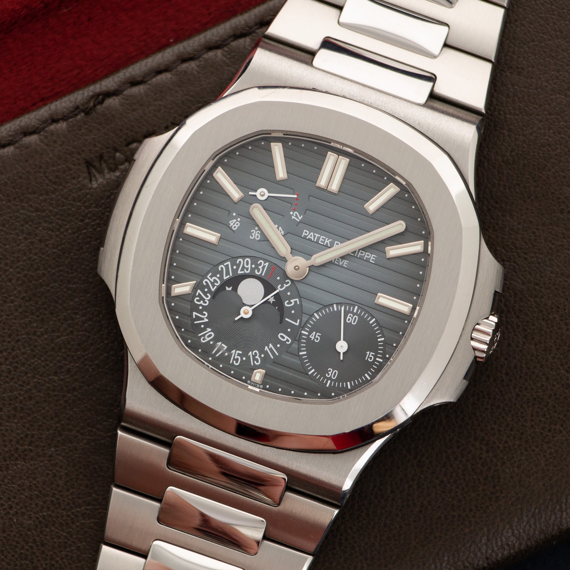 Patek Philippe - Patek Philippe Nautilus Moonphase Watch Ref. 5712 - The Keystone Watches