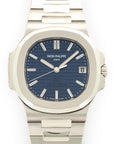 Patek Philippe - Patek Philippe Platinum Anniversary Nautilus Baguette Diamond Watch Ref. 5711 - The Keystone Watches