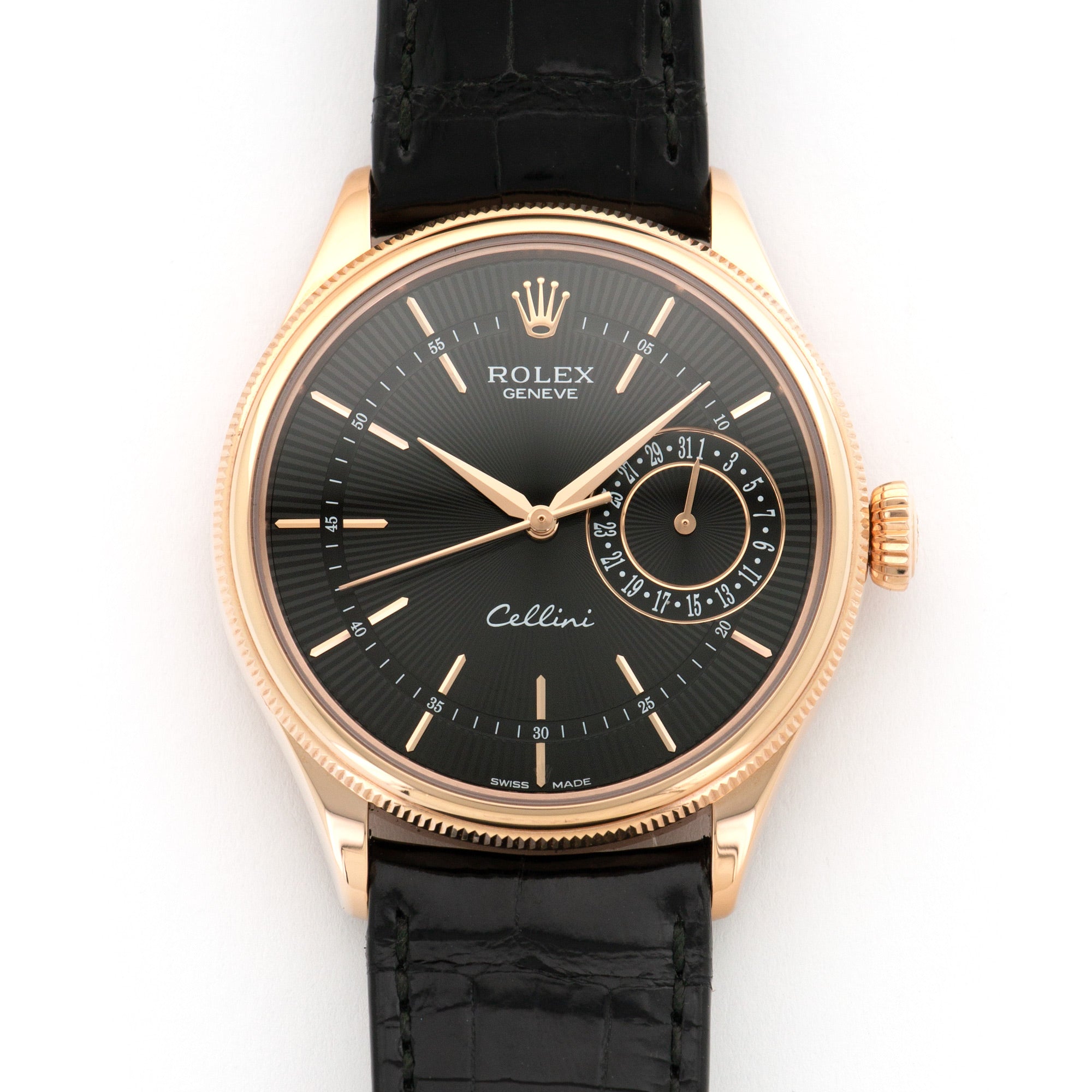 Rolex - Rolex Rose Gold Cellini Strap Watch Ref. 50515 - The Keystone Watches