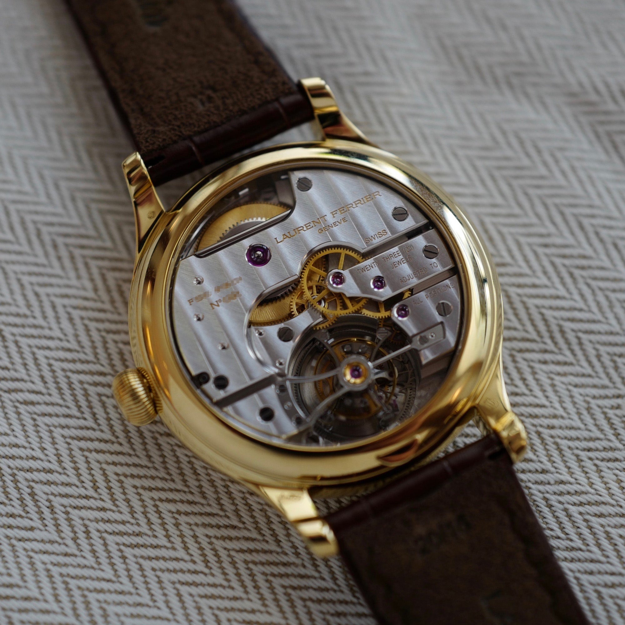 Laurent Ferrier - Laurent Ferrier Galet Tourbillon Double Spiral Watch - The Keystone Watches