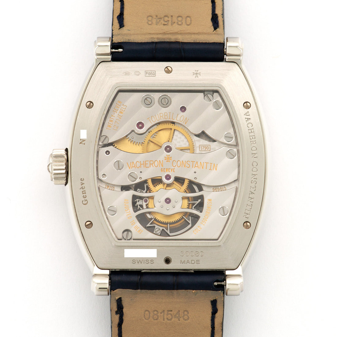 Vacheron Constantin Platinum Malte Tourbillon Regulator Watch Ref. 30080