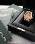 Audemars Piguet - Audemars Piguet Rose Gold Royal Oak Diamond Watch Ref. 15402 - The Keystone Watches