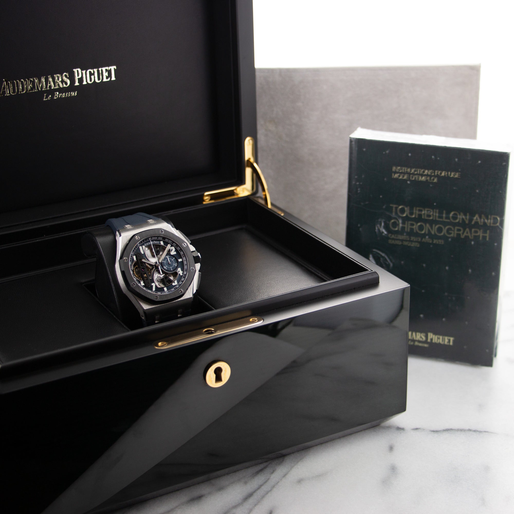 Audemars Piguet - Audemars Piguet Platinum Royal Oak Offshore Tourbillon Watch Ref. 26388 - The Keystone Watches