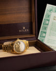 Rolex - Rolex Day-Date Watch Ref. 18078 with Bark Finish and Box and Paper - The Keystone Watches