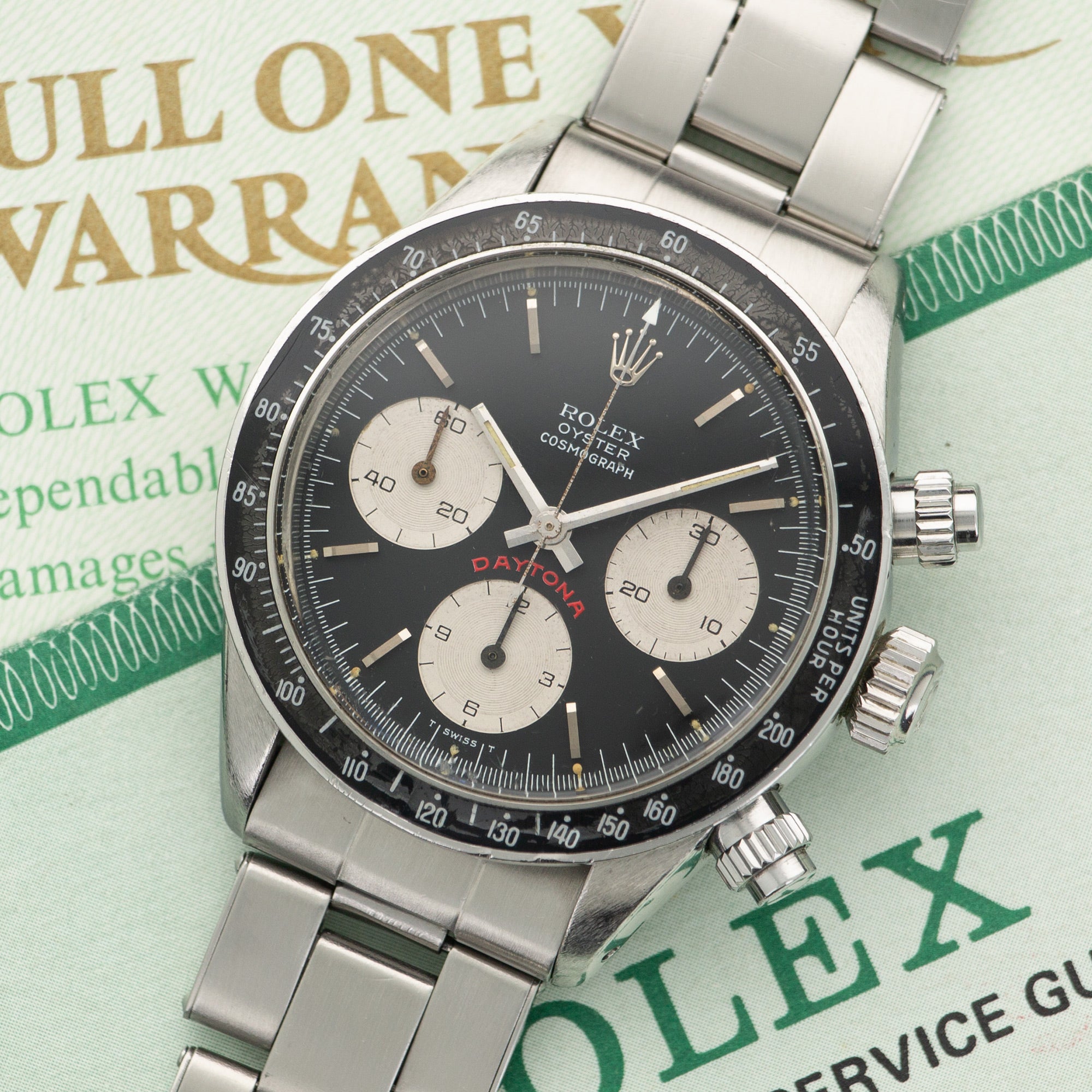 Rolex - Rolex Cosmograph Big Red Daytona Watch Ref. 6263 with Original Box and Guarantee - The Keystone Watches