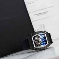 Richard Mille Carbon Fiber Skeleton White Legend Watch Ref. RM055 RM55