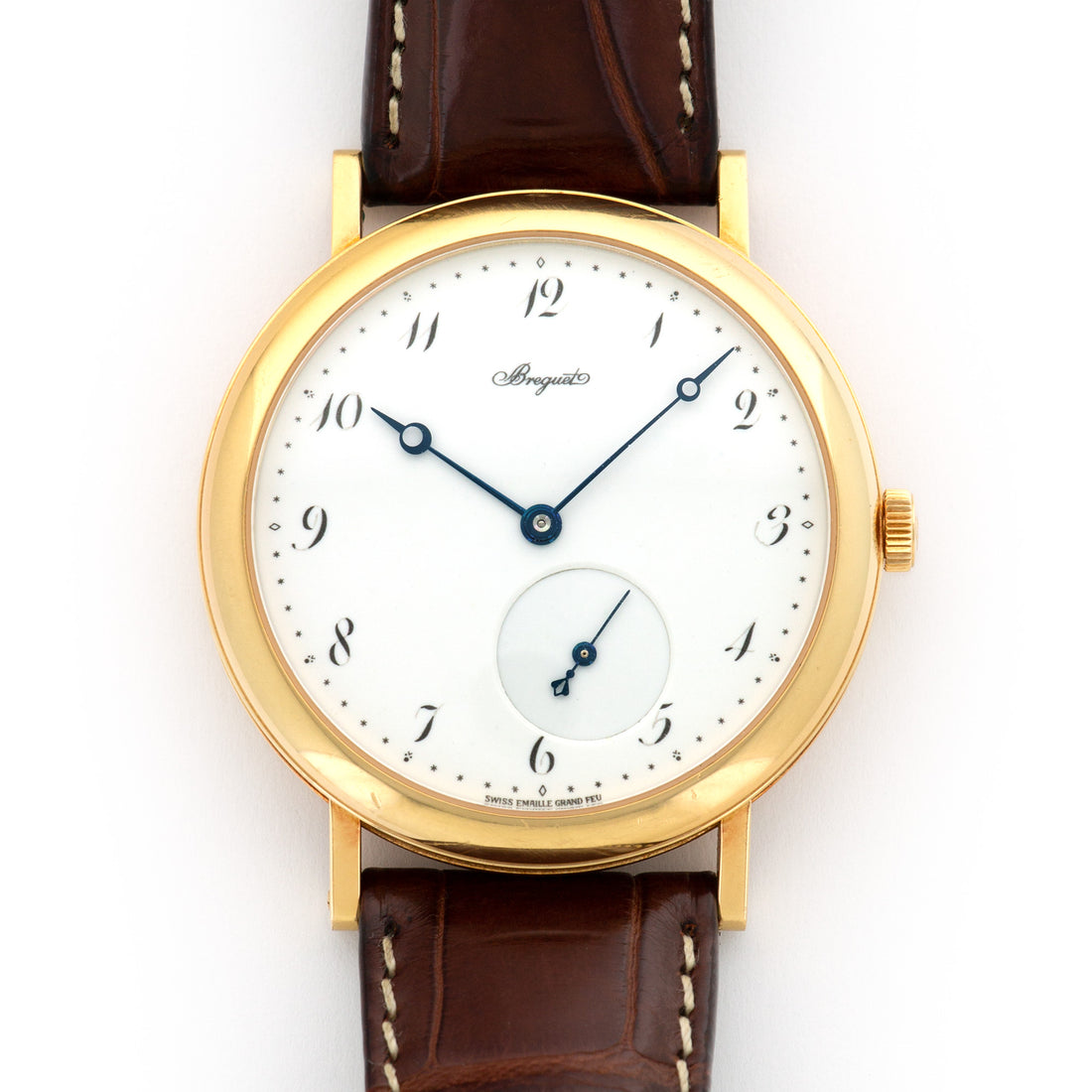 Breguet Yellow Gold Classique Enamel Dial Watch Ref. 5140