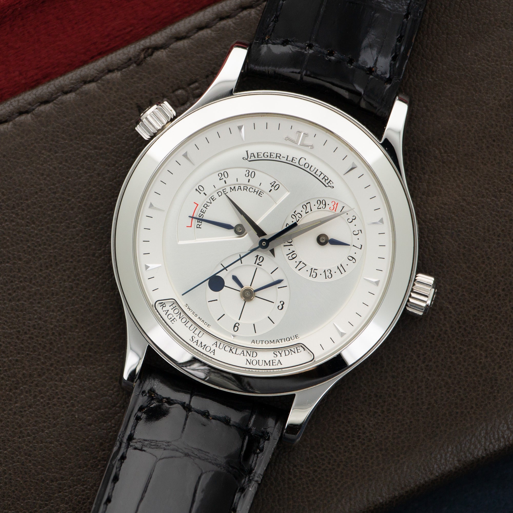 Jaeger LeCoultre - Jaeger Lecoultre Master Geographic Watch Ref. 1428421 - The Keystone Watches