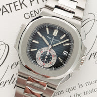 Patek Philippe Nautilus Chronograph Blue Watch Ref. 5980
