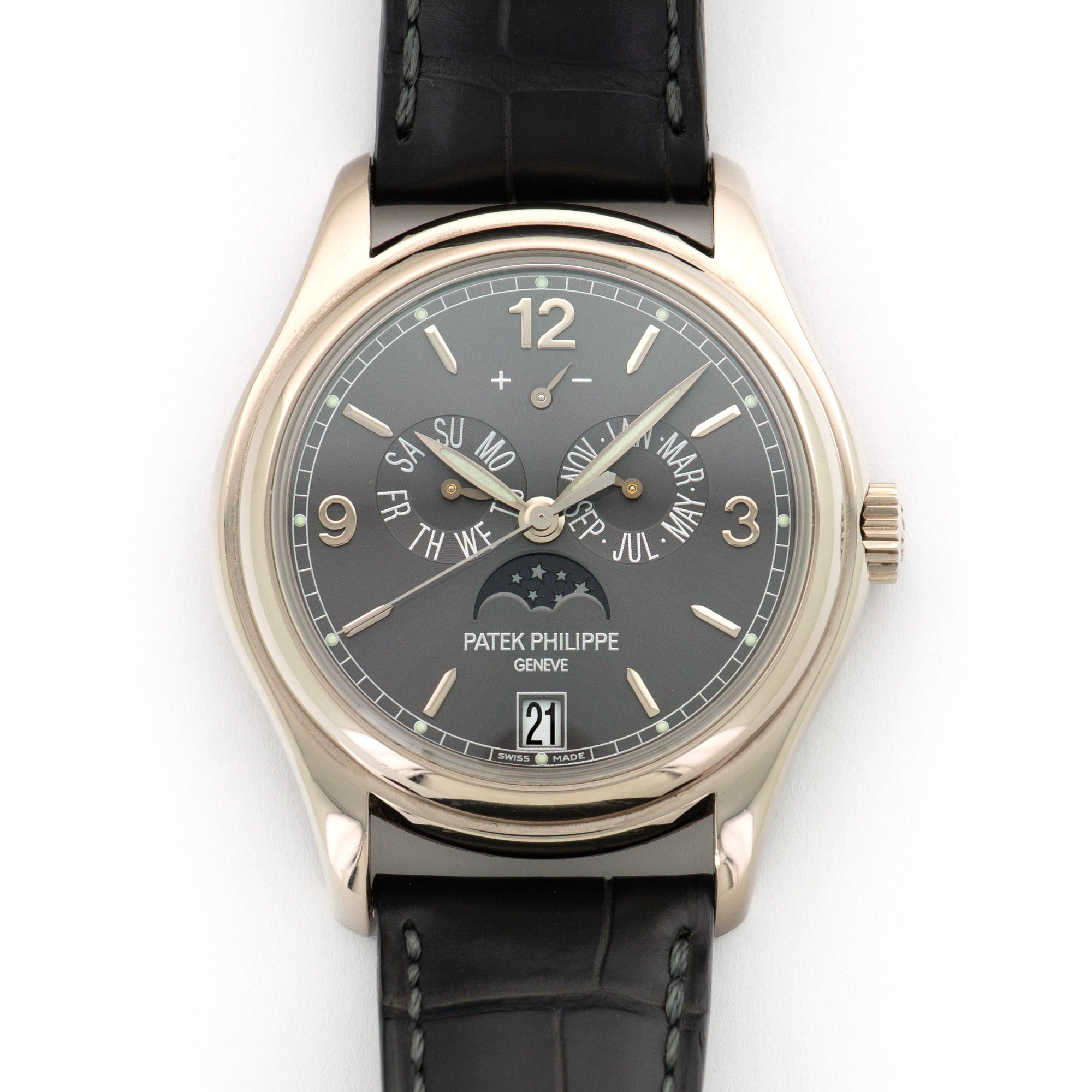 Patek Philippe - Patek Philippe White Gold Annual Calendar Watch Ref. 5146G - The Keystone Watches