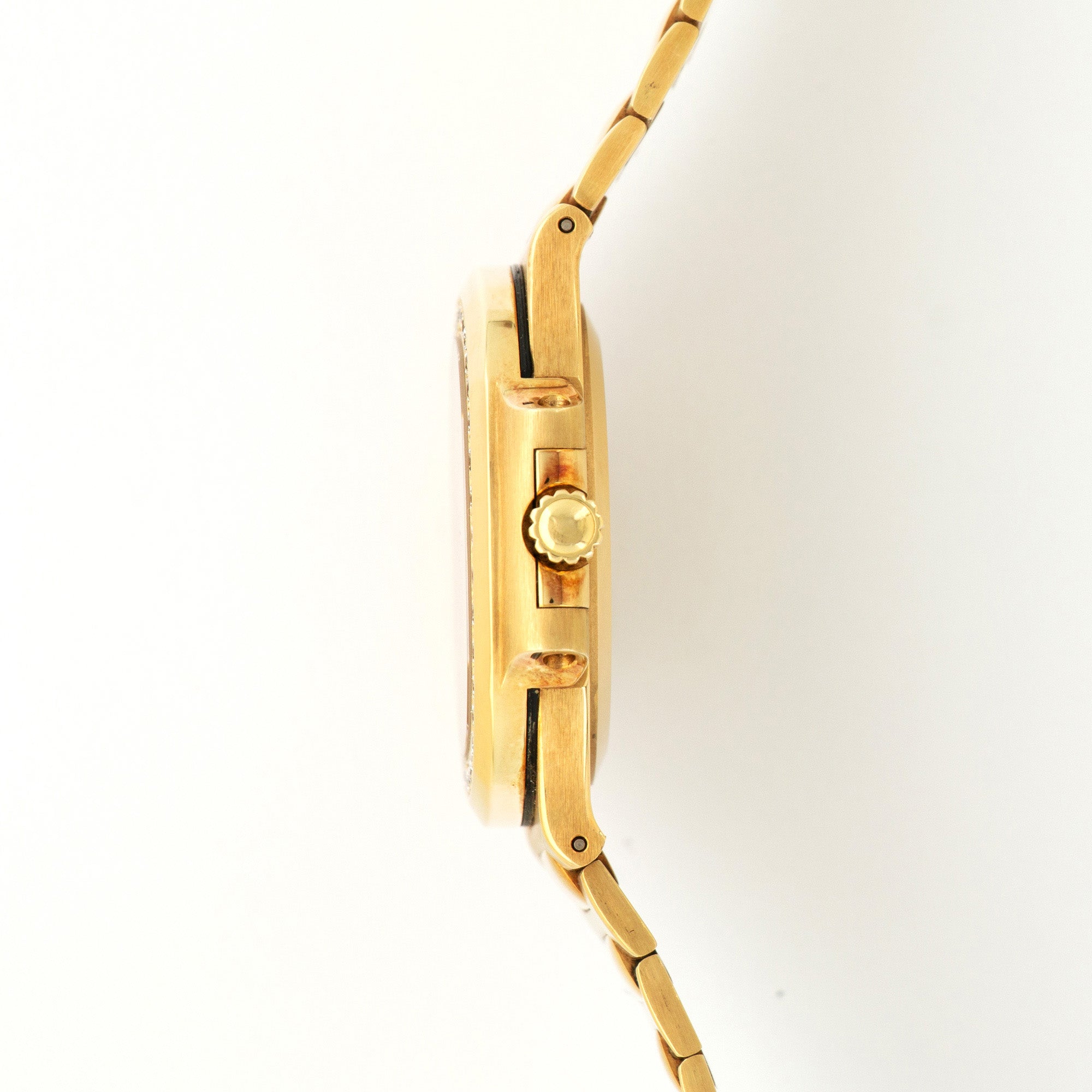 Patek Philippe Yellow Gold Nautilus Diamond &amp; Ruby Watch Ref. 3800