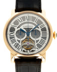 Cartier - Cartier Rose Gold Rotonde Tourbillon Monopusher Chronograph Watch W1580032 - The Keystone Watches
