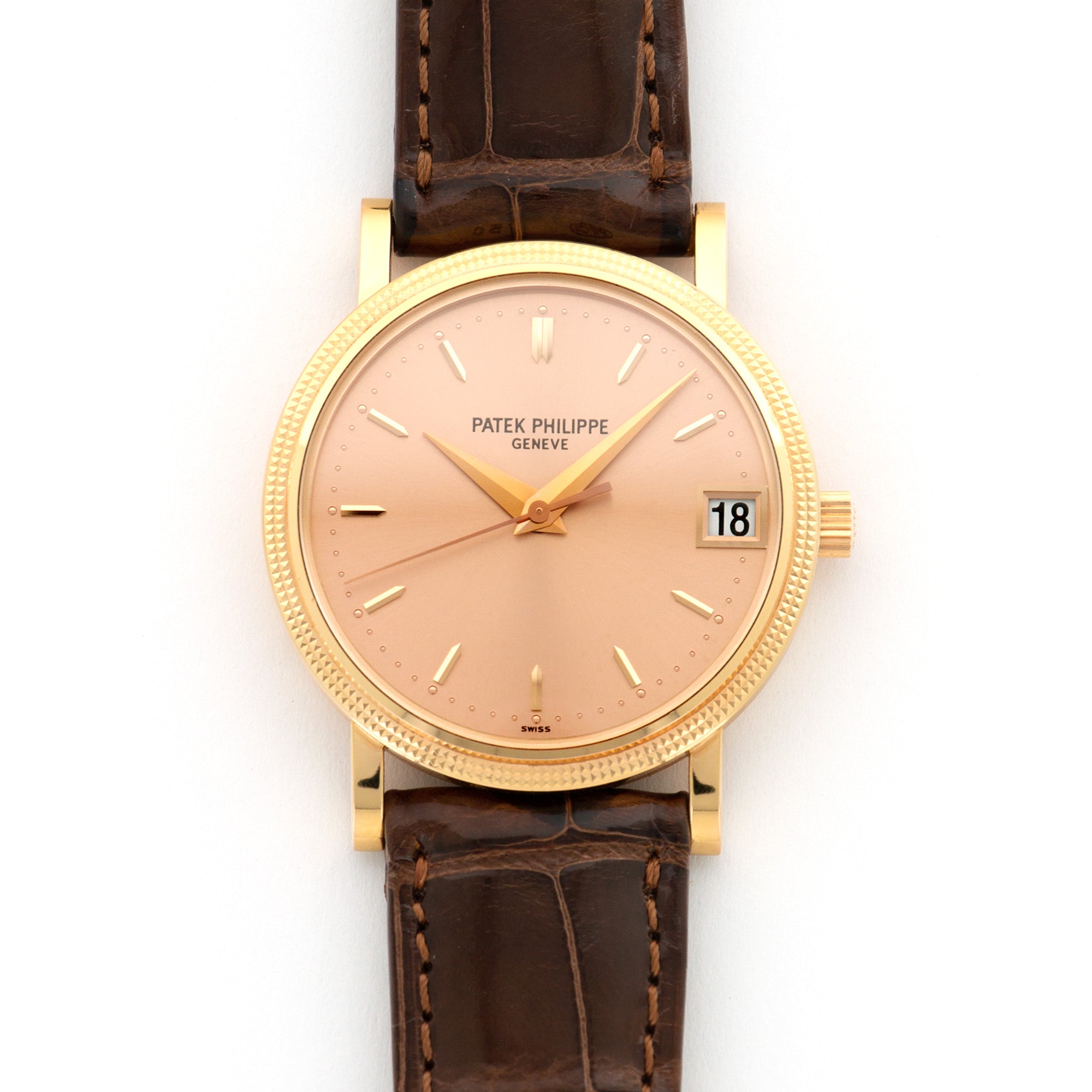 Patek Philippe - Patek Philippe Rose Gold Calatrava Watch Ref. 3802 - The Keystone Watches