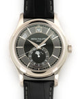 Patek Philippe White Gold Annual Calendar Moonphase Watch Ref. 5205