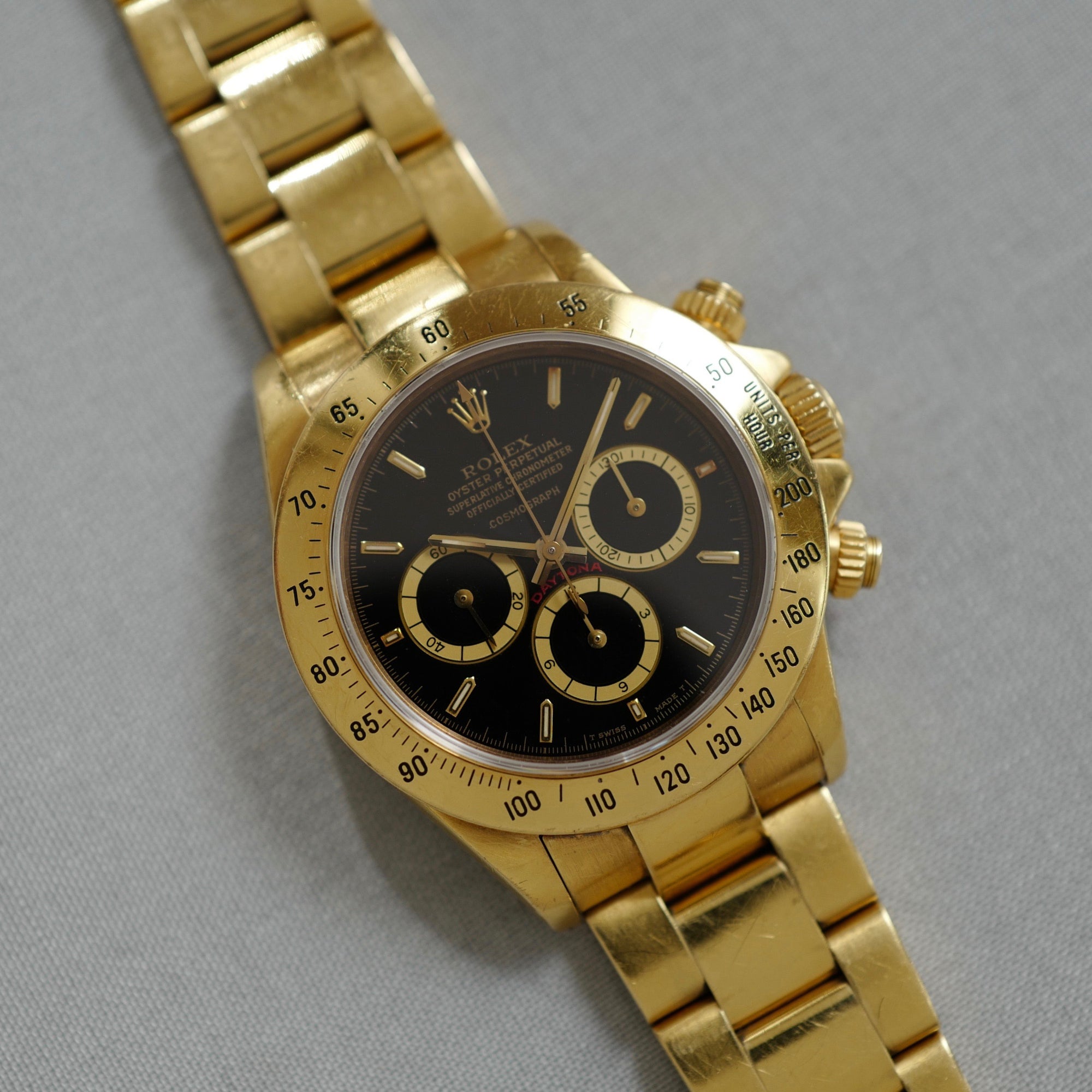 Rolex - Rolex Yellow Gold Cosmograph R-Series Floating Daytona Watch Ref. 16528 - The Keystone Watches