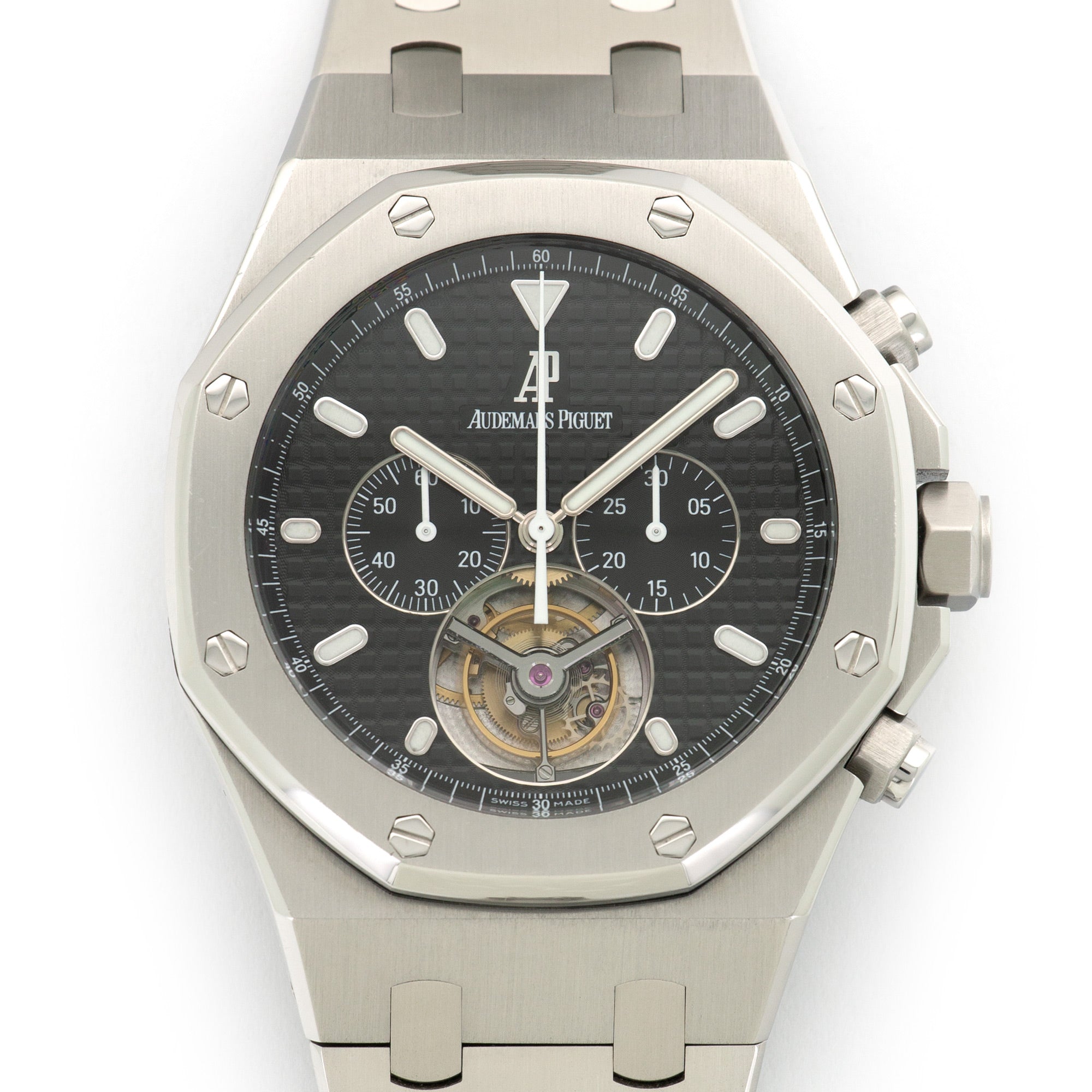 Audemars Piguet - Audemars Piguet Royal Oak Chronograph Tourbillon Watch Ref. 25977 - The Keystone Watches