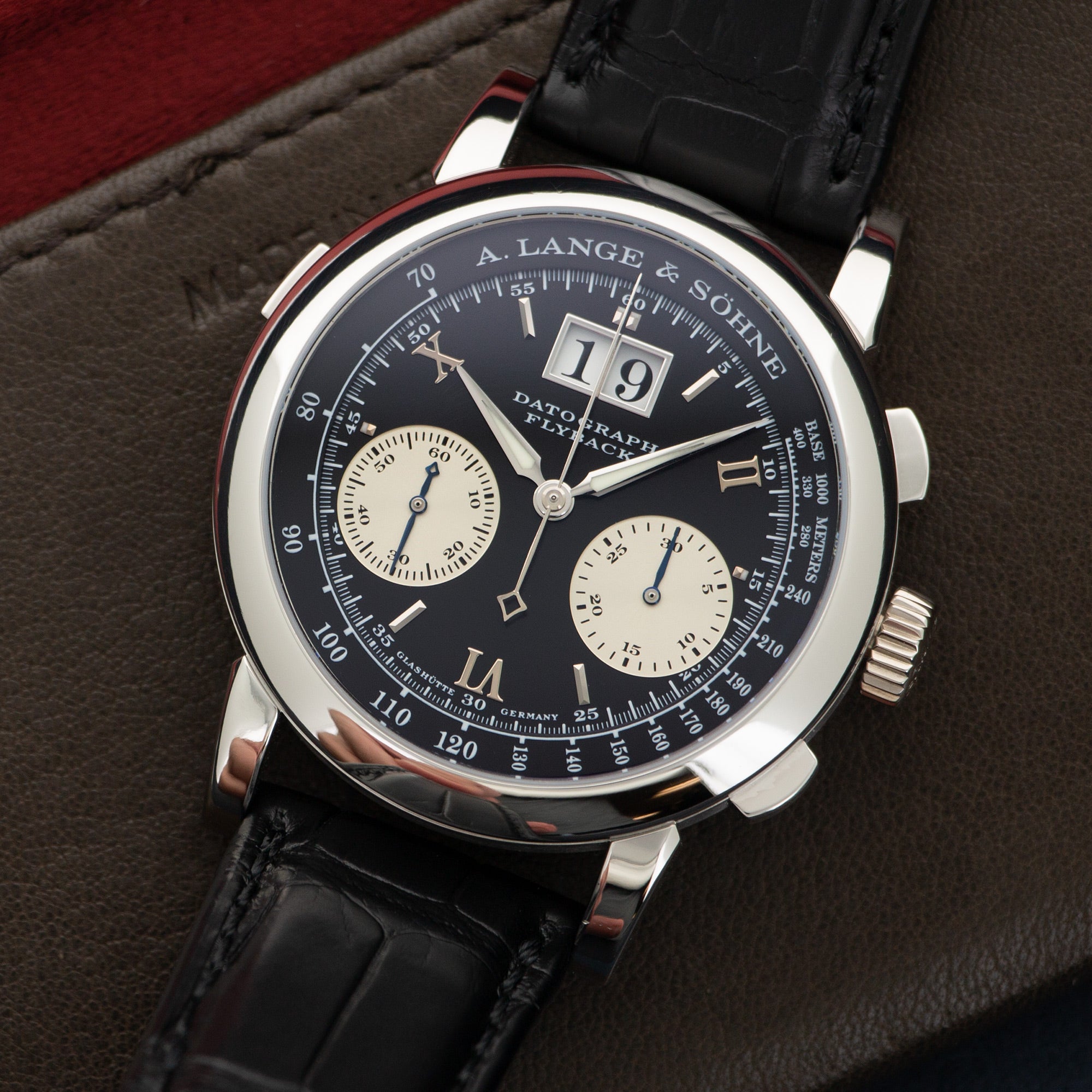 A. Lange &amp; Sohne Platinum Datograph Watch Ref. 403.035