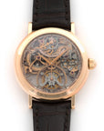 Vacheron Constantin - Vacheron Constantin Rose Gold Skeletonized Tourbillon Watch - The Keystone Watches