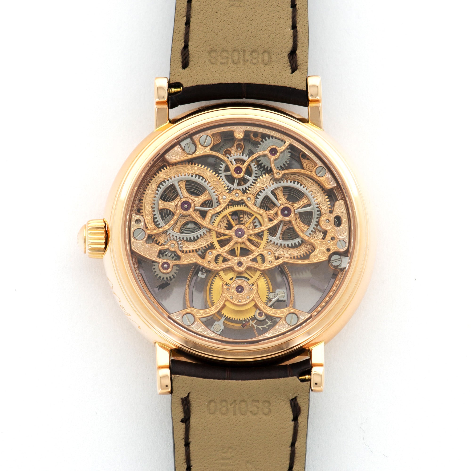 Vacheron Constantin - Vacheron Constantin Rose Gold Skeletonized Tourbillon Watch - The Keystone Watches