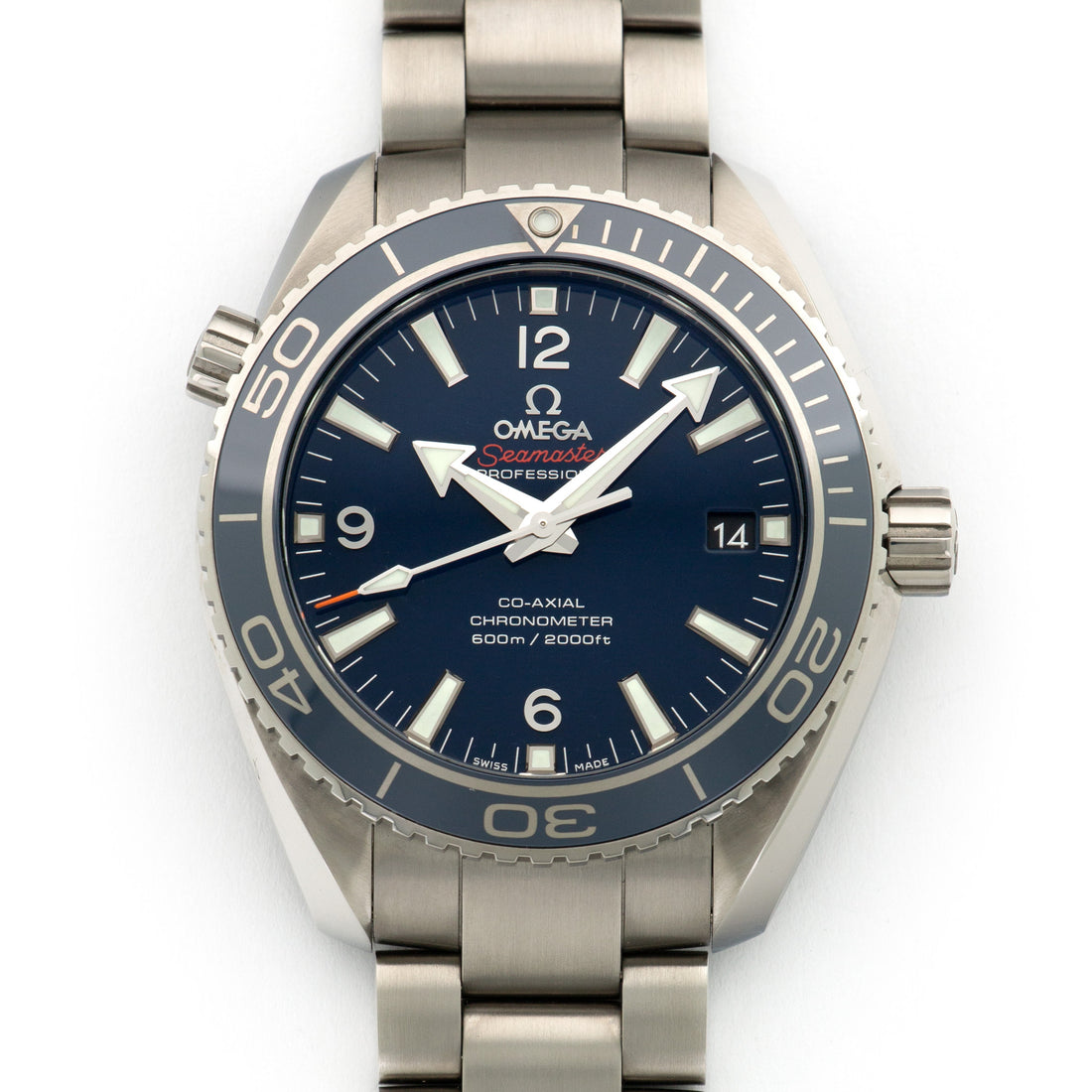 Omega Titanium Seamaster Planet Ocean Co-Axial Watch