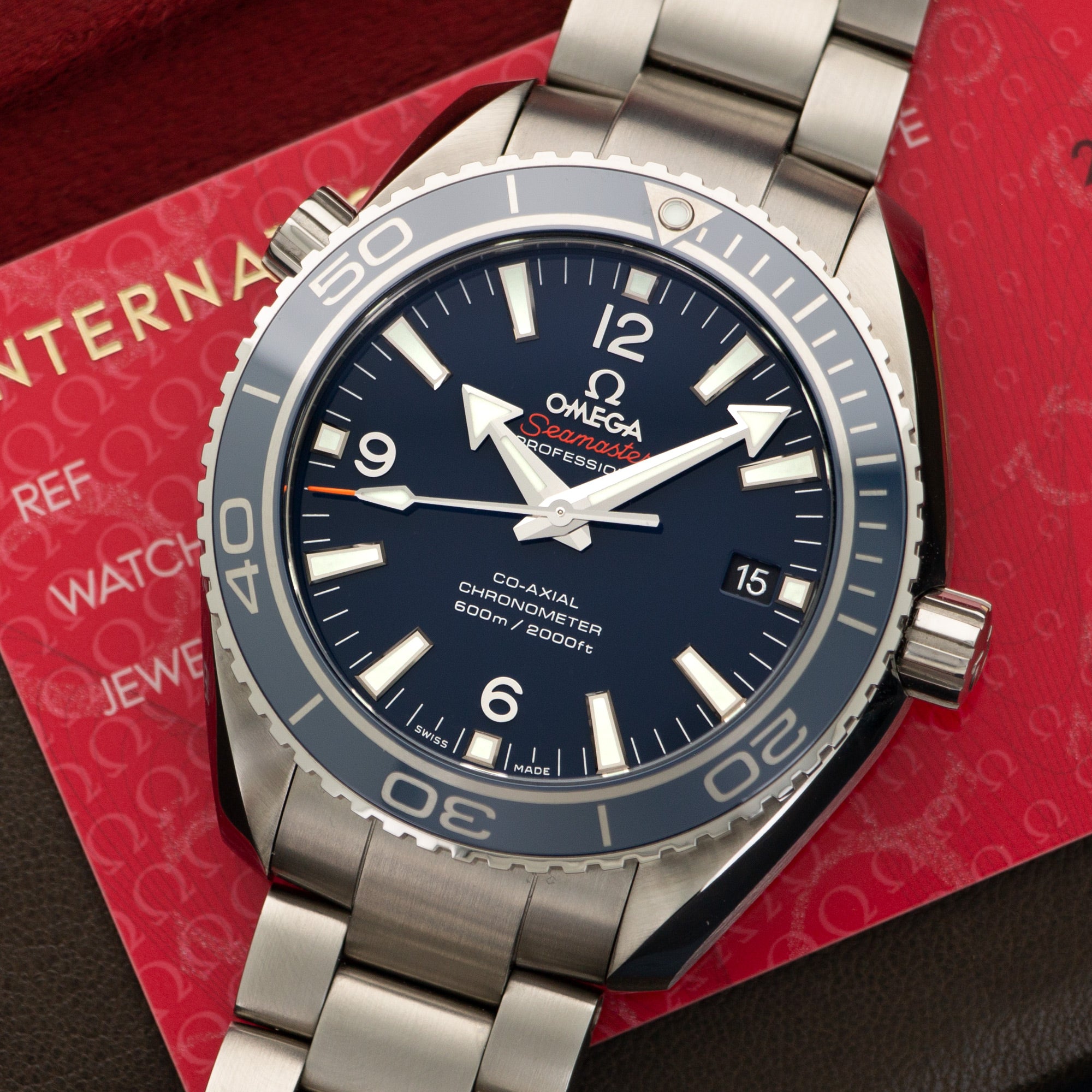 Omega - Omega Titanium Seamaster Planet Ocean Co-Axial Watch - The Keystone Watches