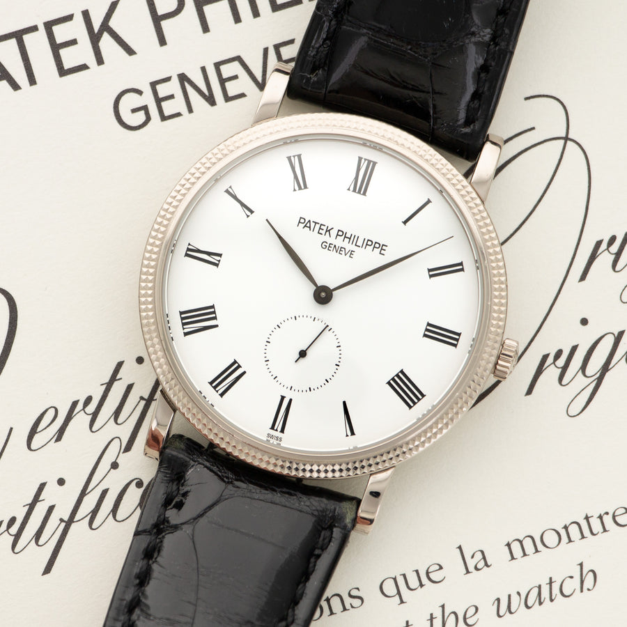 Patek Philippe White Gold Calatrava Watch Ref. 5119