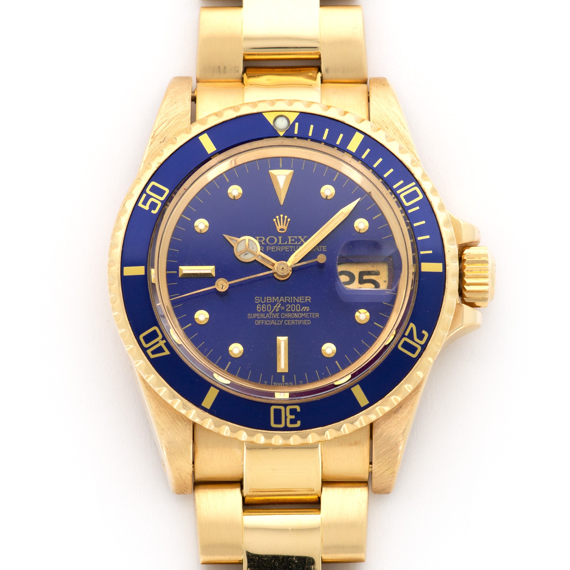 Rolex - Rolex Yellow Gold Submariner Watch Ref. 1680 - The Keystone Watches