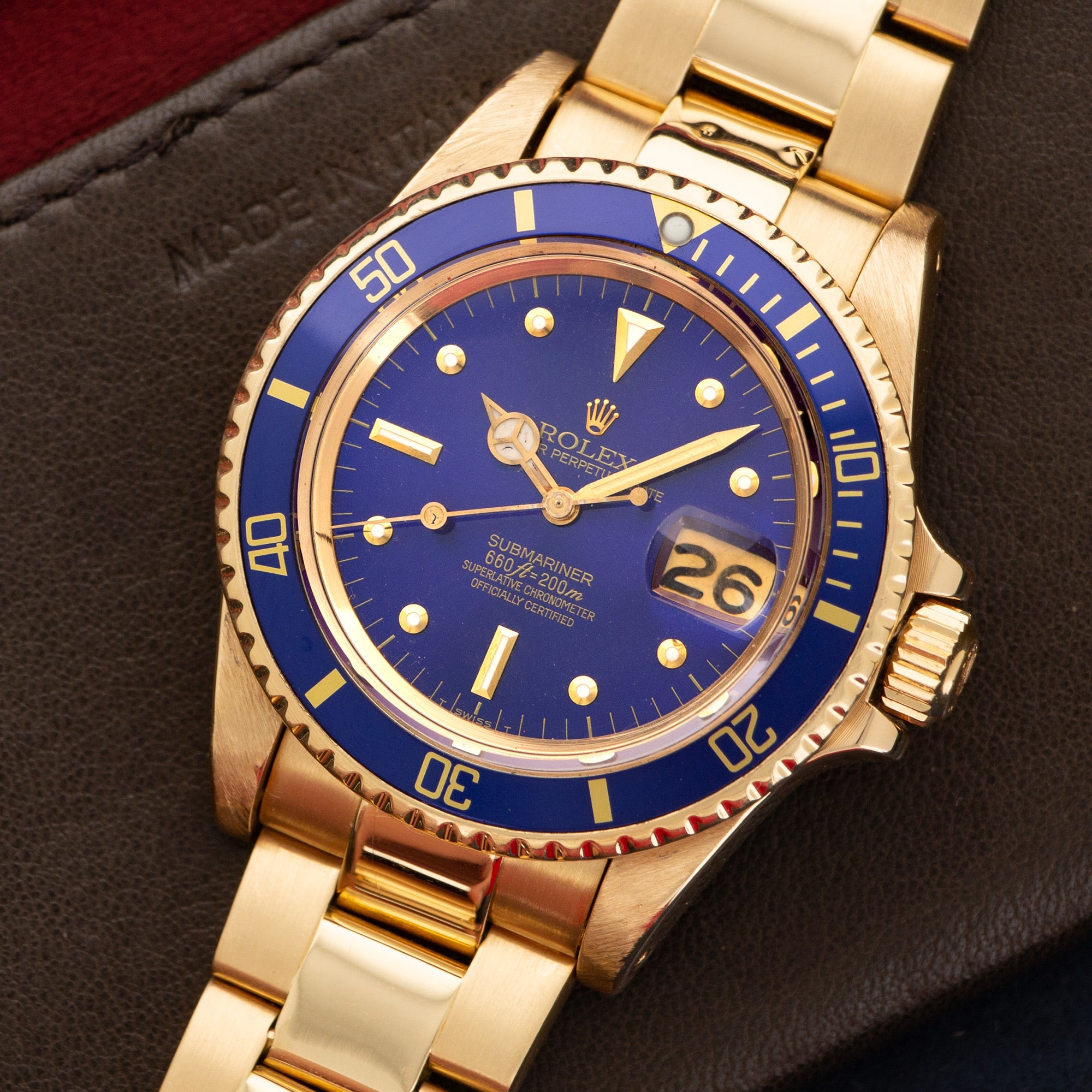 Rolex - Rolex Yellow Gold Submariner Watch Ref. 1680 - The Keystone Watches