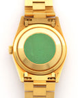 Rolex Yellow Gold Day-Date Diamond & Emerald Watch Ref. 18388