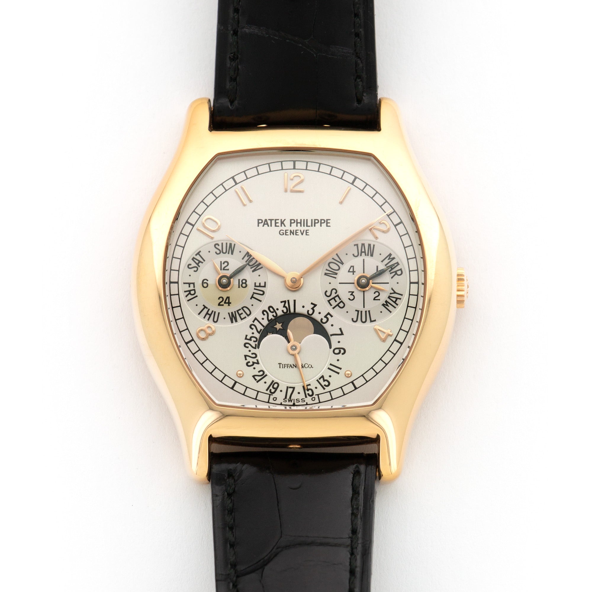 Patek Philippe - Patek Philippe Rose Gold Perpetual Calendar Watch Ref. 5040 Retailed by Tiffany & Co. - The Keystone Watches
