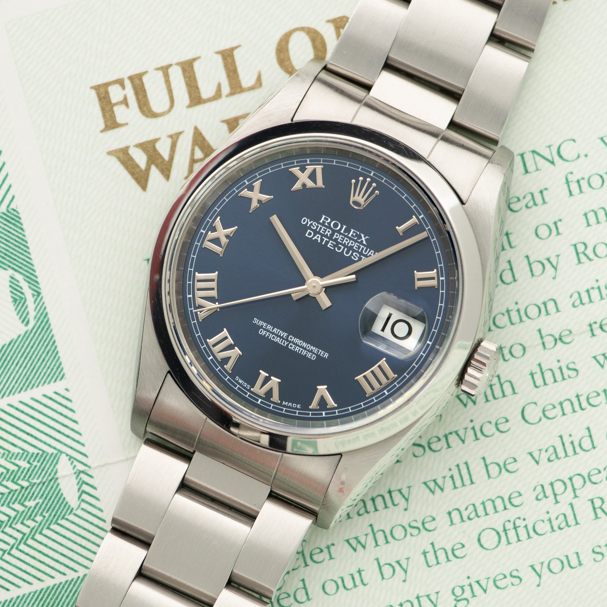 Rolex - Rolex Steel Datejust Watch Ref. 16200 - The Keystone Watches