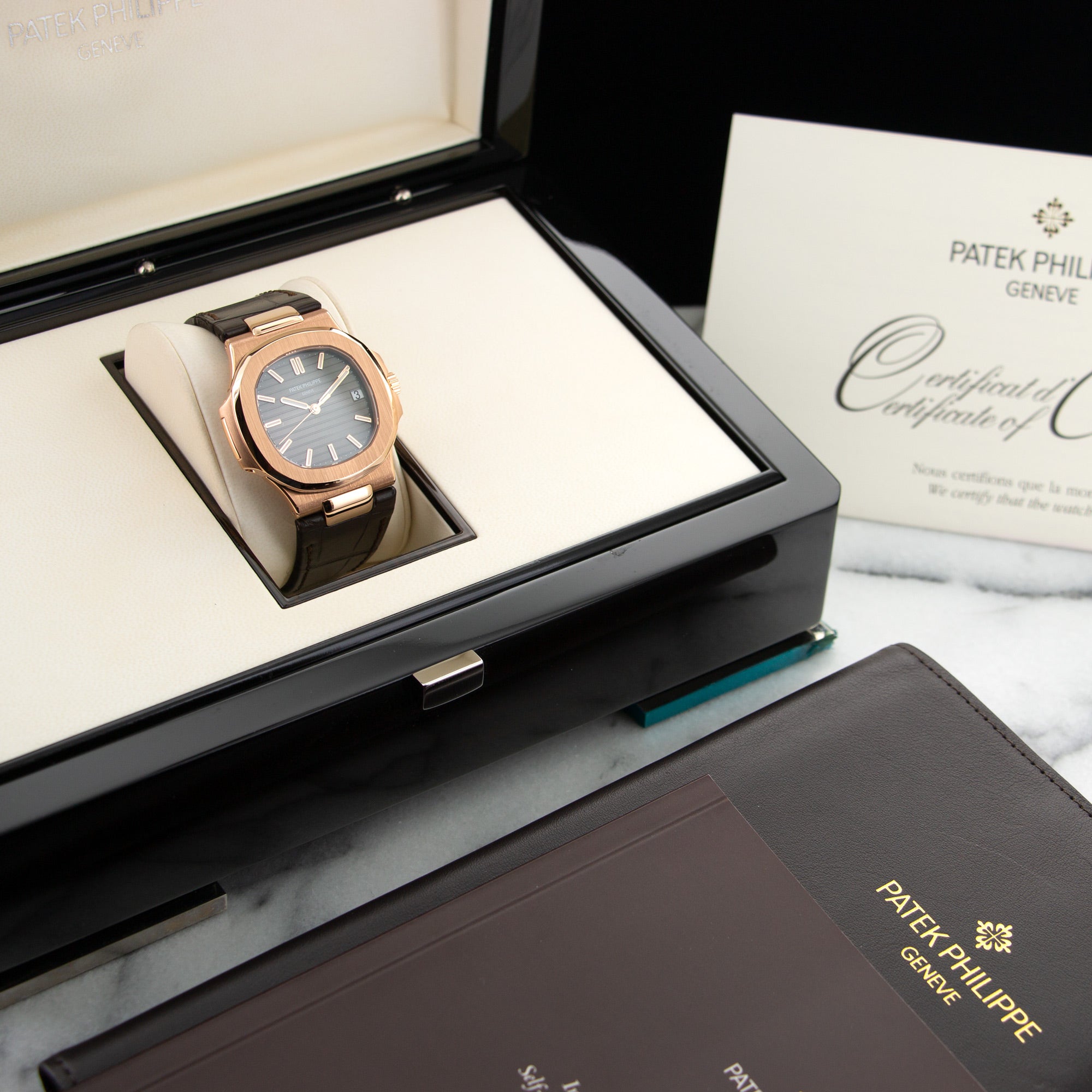 Patek Philippe - Patek Philippe Rose Gold Nautilus Watch Ref. 5711 - The Keystone Watches