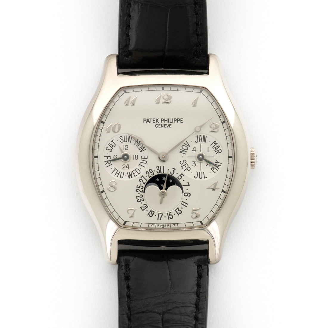 Patek Philippe White Gold Perpetual Calendar Watch Ref. 5040