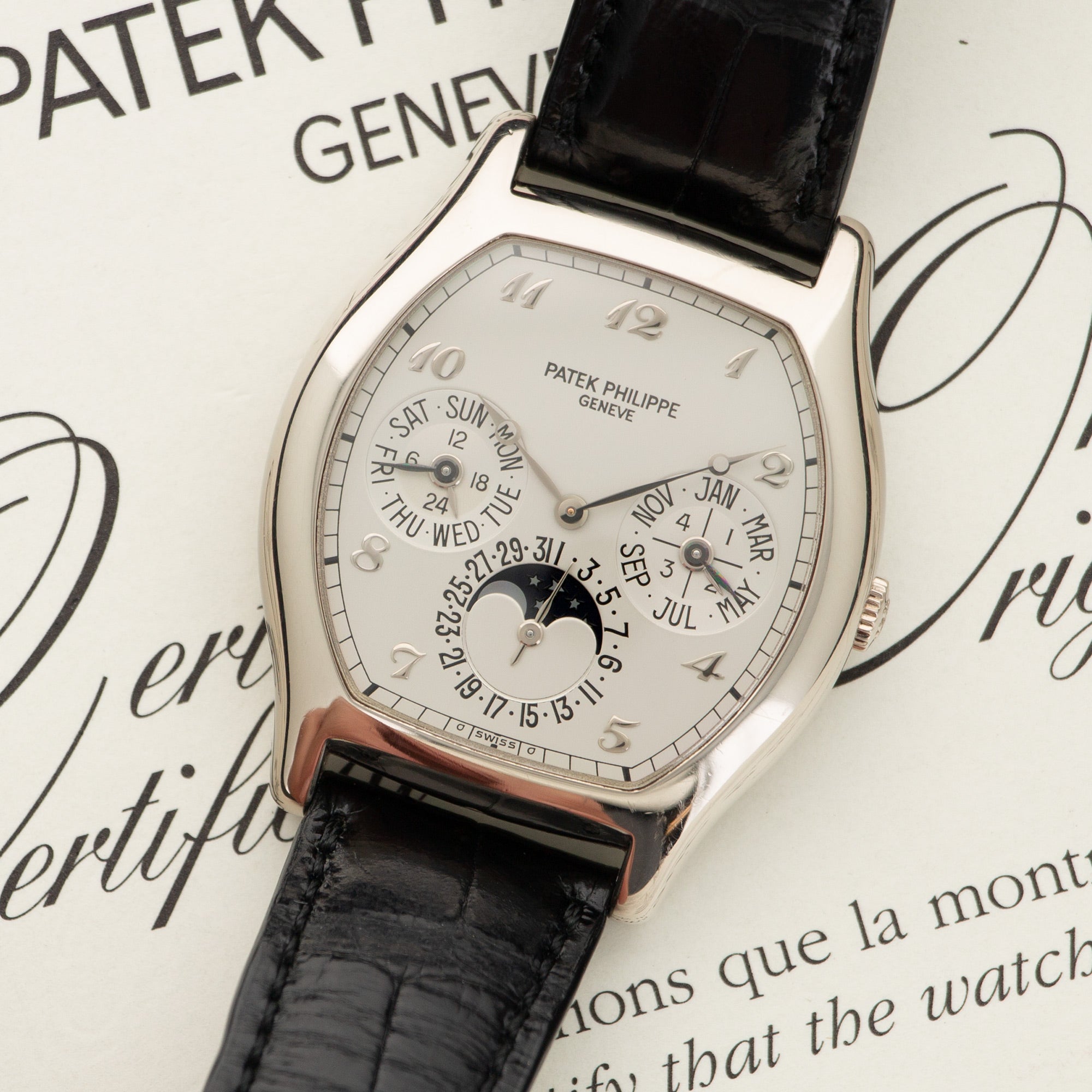 Patek Philippe - Patek Philippe White Gold Perpetual Calendar Watch Ref. 5040 - The Keystone Watches
