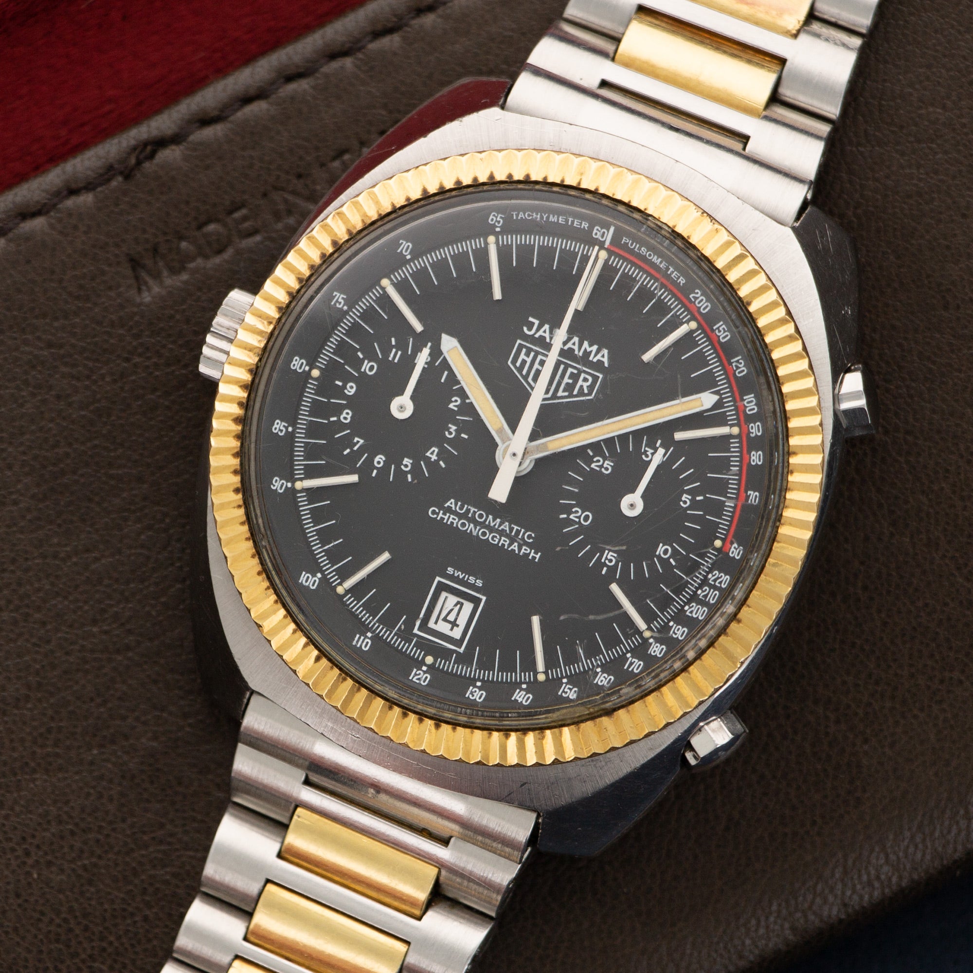 Heuer - Heuer Two-Tone Jarama Chronograph Watch Ref. 110.245 - The Keystone Watches