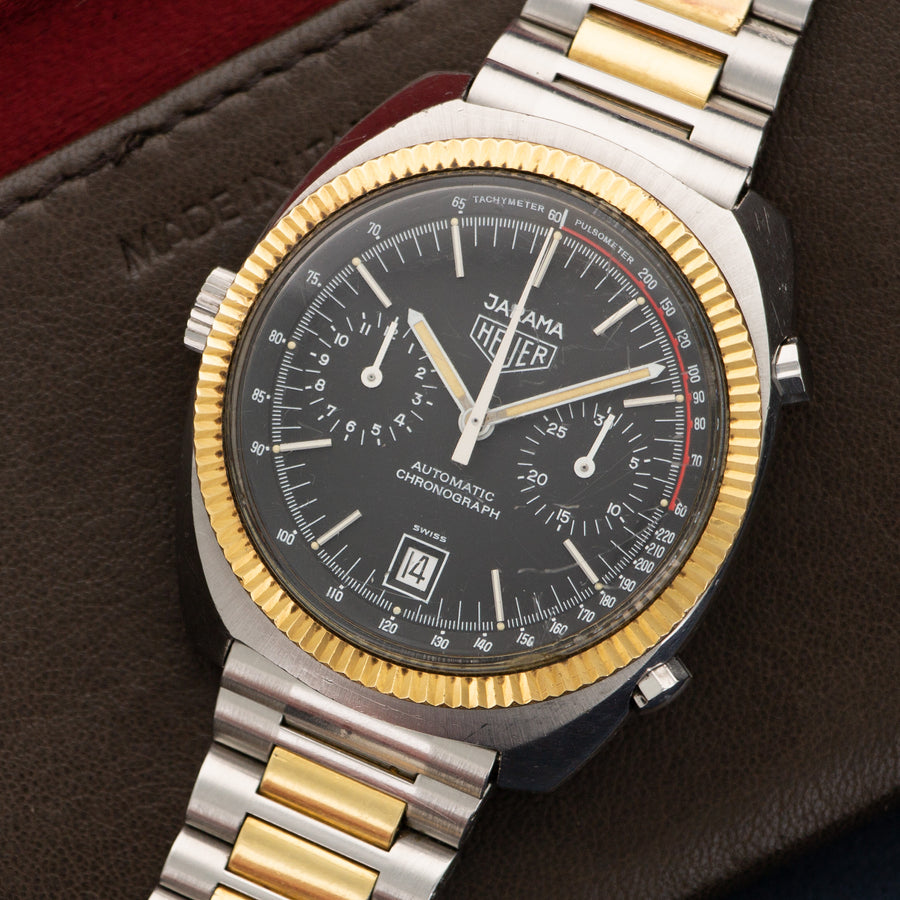 Heuer Two-Tone Jarama Chronograph Watch Ref. 110.245