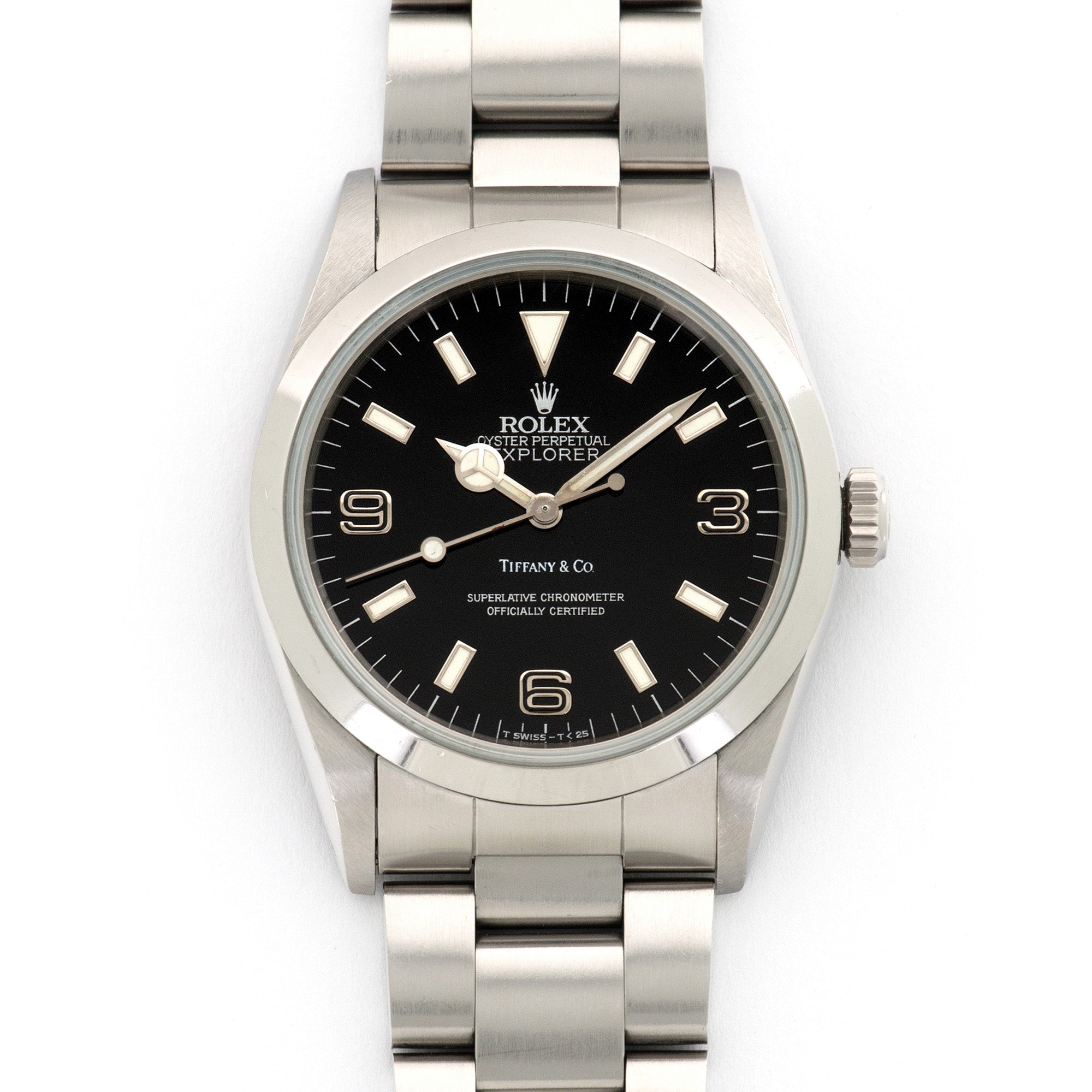 Rolex - Rolex Explorer Black Out Watch, Ref. 14270 Retailed by Tiffany & Co. - The Keystone Watches
